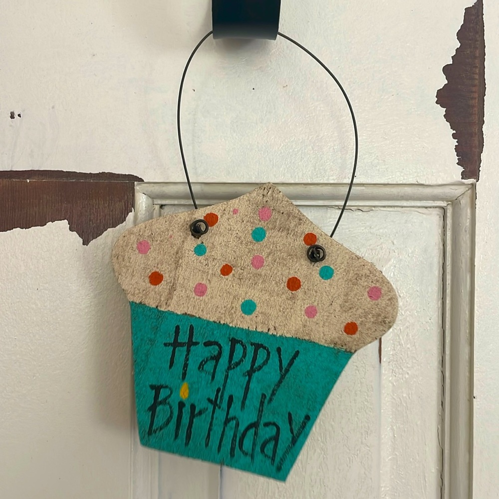 Wooden Rustic Birthday Sign